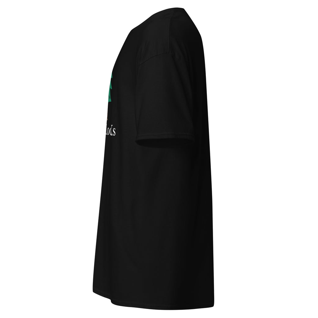 Wander Looxs Shirt schwarz Seitenansicht links – Funktionales Outdoor T-Shirt
